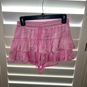 Sosia Pink Ruffle Skirt